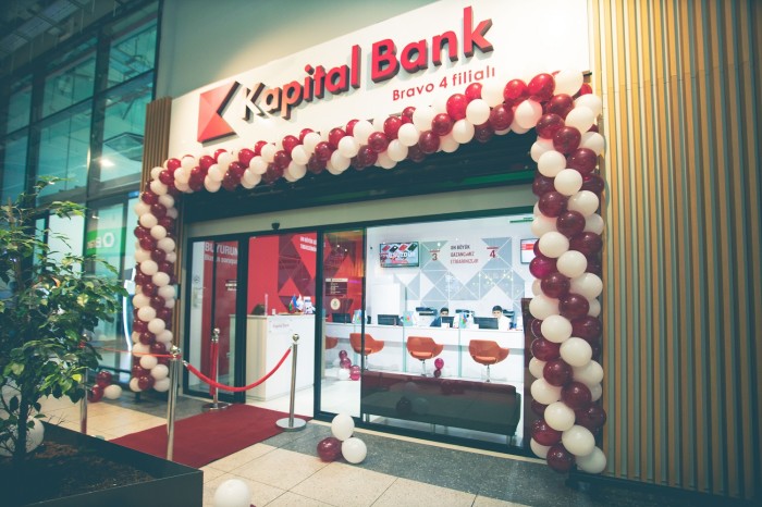 Kapital Bank yeni Bravo-4 filialını istifadəyə verdi - FOTO